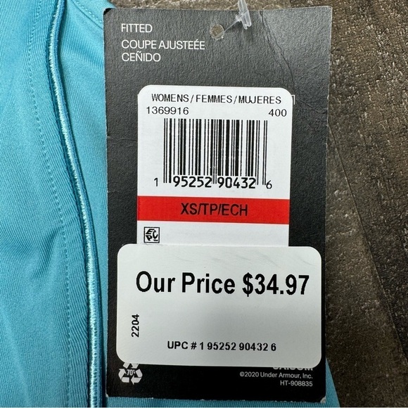 NWT Under Armour Fitted Tank Top size XS - Picture 4 of 8